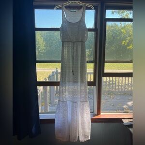 Maurices White Lace Maxi Dress